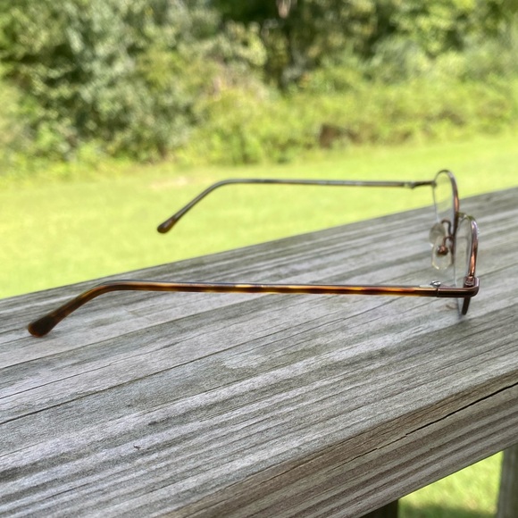 Nine West Dark bronze metallic full rim frames tortoise shell arms - Picture 6 of 8